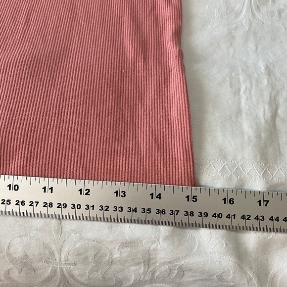 Derek Heart Women's Pink 1/4 Sleeve Fine Ribbed T-shirt Dress Size Medium - Picture 9 of 10